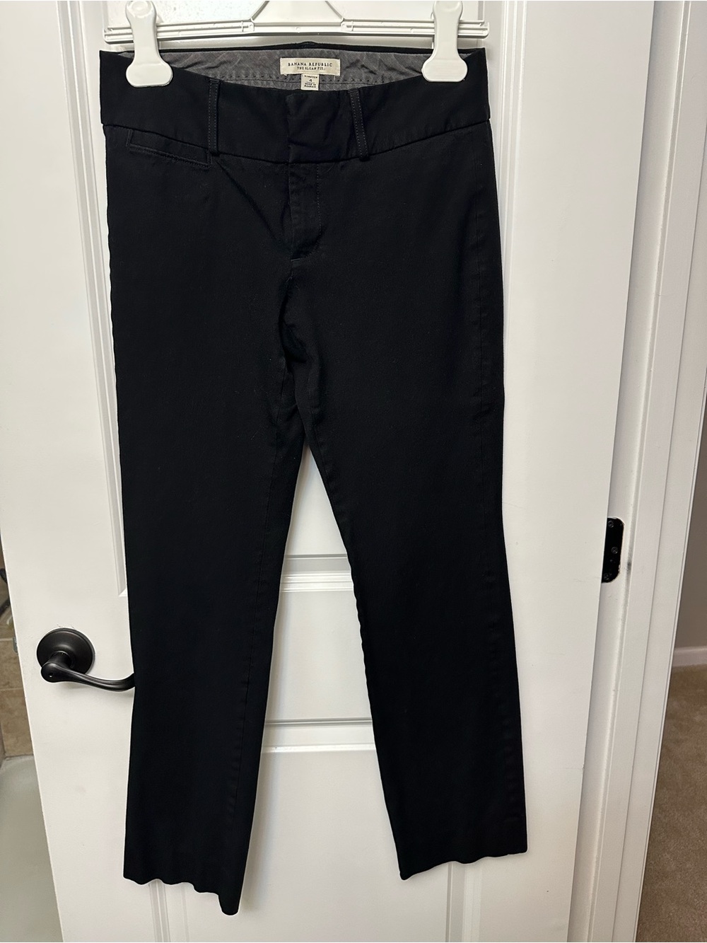 Banana Republic Black Women's Straight Leg Pants Size 4